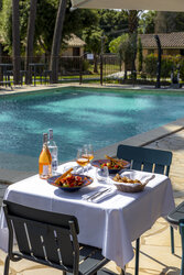 Hôtel Prea Gianca restaurant extérieur piscine