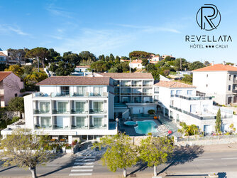 Hôtel Revellata façade - Hôtel Revellata