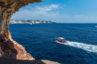 Bonifacio en bateau