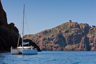 Catamaran à Scandola