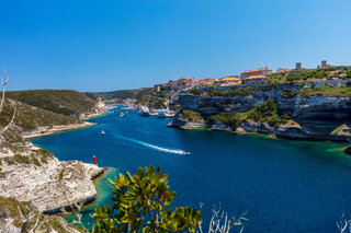 Bonifacio, l'entrée du port