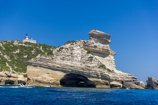 Plage de Saint Antoine à Bonifacio