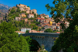 Ville de Corte en Corse