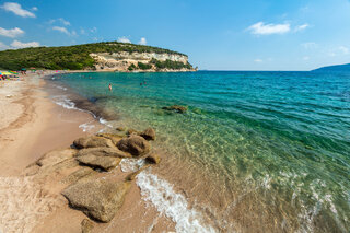 La plage de Canetto