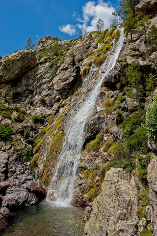 Cascade col de Foggiale, Vallée de Golo