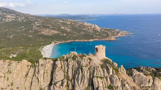 Tour et plage de Roccapina