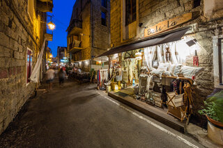 Rue de Porto-Vecchio de nuit