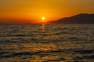 Coucher de soleil à Porticcio