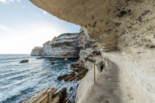 Les escaliers du Roy d'Aragon à Bonifacio